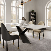 Aerocool Evelyn Slate Extendable Dining Table