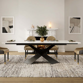 Aerocool Evelyn Slate Extendable Dining Table