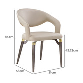 Aerocool Chantilly Faux Leather Dining Chairs