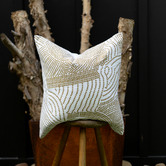 Bandhini Design House Dreamtime Large Dot Cotton Cushion