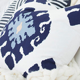 Bandhini Design House Ikat Marci Cotton Cushion