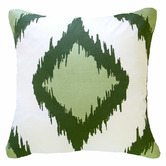 Bandhini Design House Ikat Solitaire Cotton Cushion