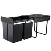 Dwell Home Cefito 40L Twin Slide Out Concealed Waste Bin