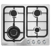 Dwell Home Silver Devanti Stainless Steel Gas Cooktop