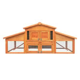 Dwell Home Dawson Chicken Coop &amp; Rabbit Hutch