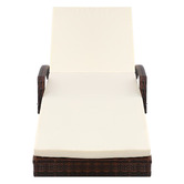 Dwell Home Noa PE Wicker Sun Lounge