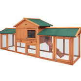 Dwell Home Tucker Chicken Coop &amp; Rabbit Hutch