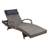 Dwell Home Powell PE Wicker Sun Lounge