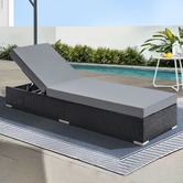 Dwell Home Marcin PE Wicker Sun Lounge