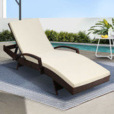 Dwell Home Noa PE Wicker Sun Lounge