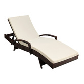 Dwell Home Noa PE Wicker Sun Lounge