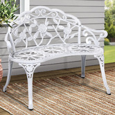 Dwell Home 2 Seater Nabil Aluminium Outdoor Bench