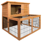 Dwell Home Pooja Chicken Coop &amp; Rabbit Hutch