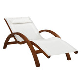 Dwell Home Gideon Wooden Sun Lounge