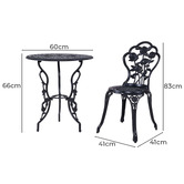 Dwell Home 2 Seater Rosa Outdoor Bistro Set