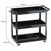 Dwell Home Soren 3 Tier Tool Cart