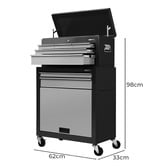 Dwell Home Soren 7 Drawer Tool Cabinet Trolley