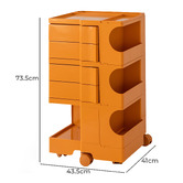 Dwell Home Frida 5 Tier Storage Trolley