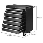 Dwell Home Soren 7 Drawer Tool Chest Trolley