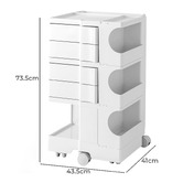 Dwell Home Frida 5 Tier Storage Trolley