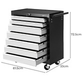Dwell Home Soren 7 Drawer Tool Chest Trolley