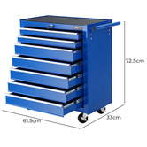 Dwell Home Soren 7 Drawer Tool Chest Trolley