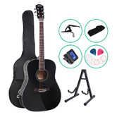 Dwell Home Byrne Acoustic Guitar with Capo
