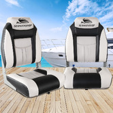 Dwell Home Hedwig Faux Leather Folding Boat Seat