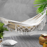 Dwell Home Narayan Cotton-Blend Tasselled Hammock