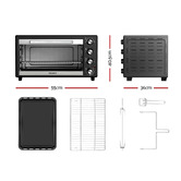 Dwell Home Devanti Electric Convection Benchtop Oven