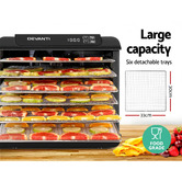 Dwell Home Devanti 6 Tray Food Dehydrator