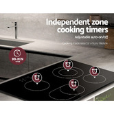 Dwell Home Black Devanti Ceramic Electric Cooktop
