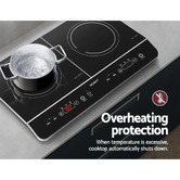 Dwell Home Devanti Double Burner Portable Induction Cooktop