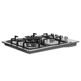 Dwell Home Silver Devanti 4 Burner Gas Cooktop