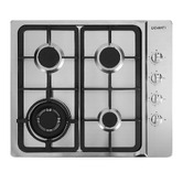 Dwell Home Silver Devanti 4 Burner Gas Cooktop