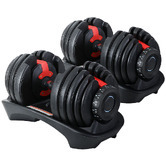 Dwell Home Zeke 24kg Adjustable Dumbbells