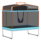 Dwell Home Vinnie Steel Trampoline with Swing