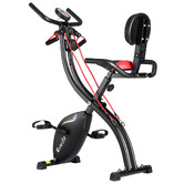 Dwell Home Meline Foldable Exercise Bike with Resistance Rope