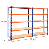 Dwell Home Plemons Industrial Shelving Unit