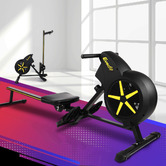 Dwell Home Black Candace Rowing Machine
