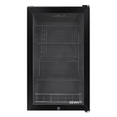 Dwell Home 98L Black Devanti Bar Fridge