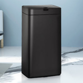 Dwell Home 45L Black Devanti Motion Sensor Rubbish Bin