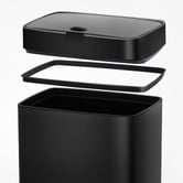 Dwell Home 45L Black Devanti Motion Sensor Rubbish Bin