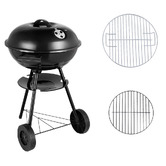 Dwell Home Black Charcoal Barbeque Grill &amp; Smoker