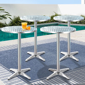 Dwell Home Baxter Aluminium Outdoor Adjustable Bar Tables