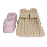 Dwell Home Beige Maurice Car Back Seat Air Bed with Foot Piers
