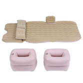 Dwell Home Beige Maurice Car Back Seat Air Bed with Foot Piers