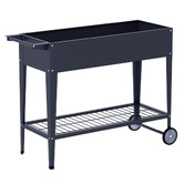 Dwell Home Nichols Steel Planter with Wheels
