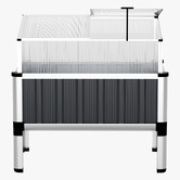 Dwell Home Austin Aluminium &amp; Steel Planter with Stand
