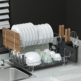 Dwell Home 28.5cm Cefito Stainless Steel Dish Rack